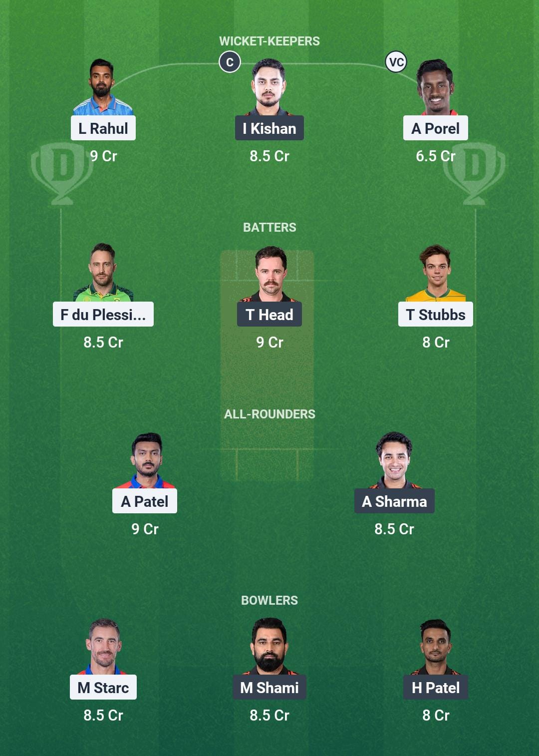 DC vs SRH Dream11 Prediction Today Match 10 Playing XI IPL 2025 Grand League Team