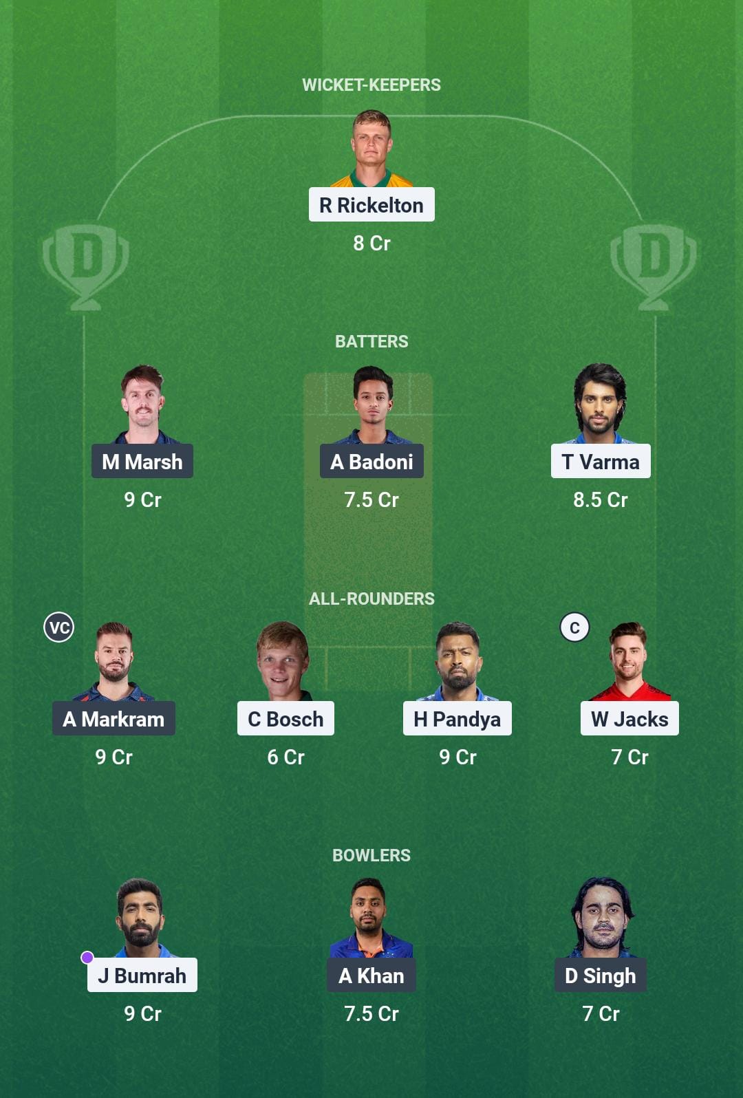 MI vs LSG Dream11 Prediction Today Match 45 Playing XI IPL 2025 Grand League Team