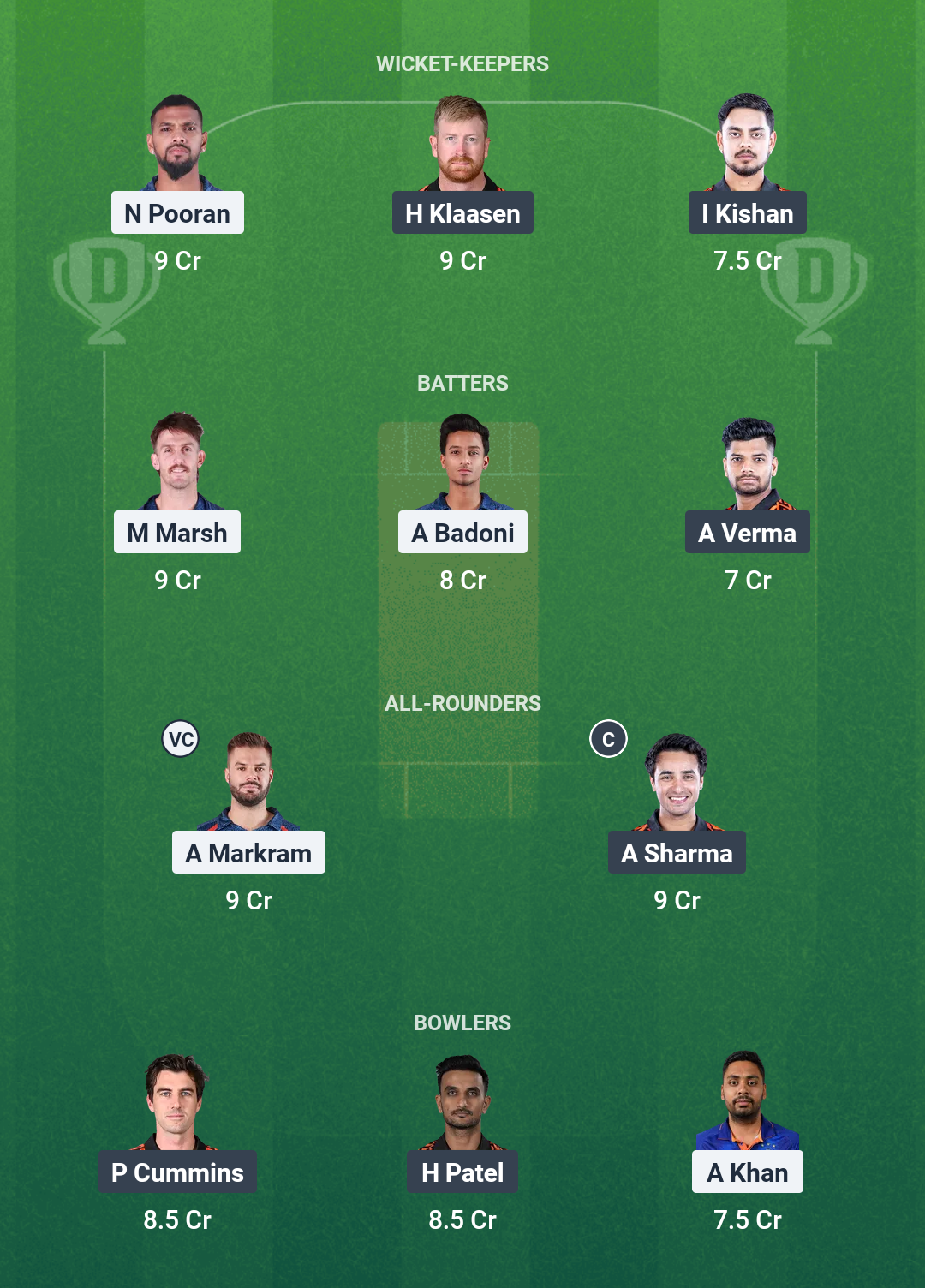 LSG vs SRH Dream11 Prediction Today Match 61 Playing XI IPL 2025 Small League Team