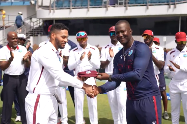 Brandon King debut cap WI vs AUS 1st Test