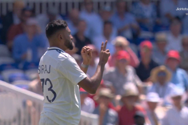 Mohammed Siraj Signals '20' Towards Dressing Room After Picking Up Jamie Smith's Wicket During Lord's Test; Here's Why