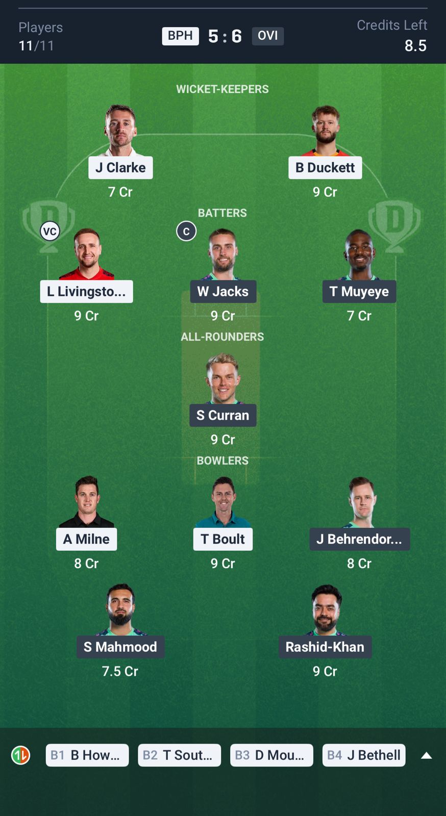 BPH vs OVI Dream11 Prediction The Hundred 2025 Match 10