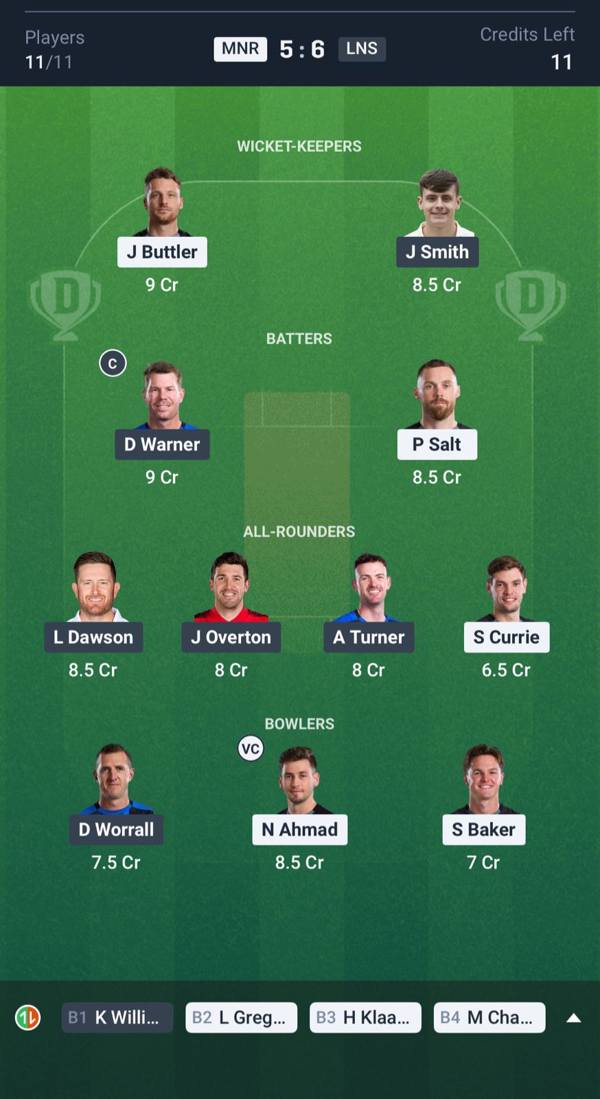 MNR vs LNS Dream11 Prediction The Hundred 2025 Match 9
