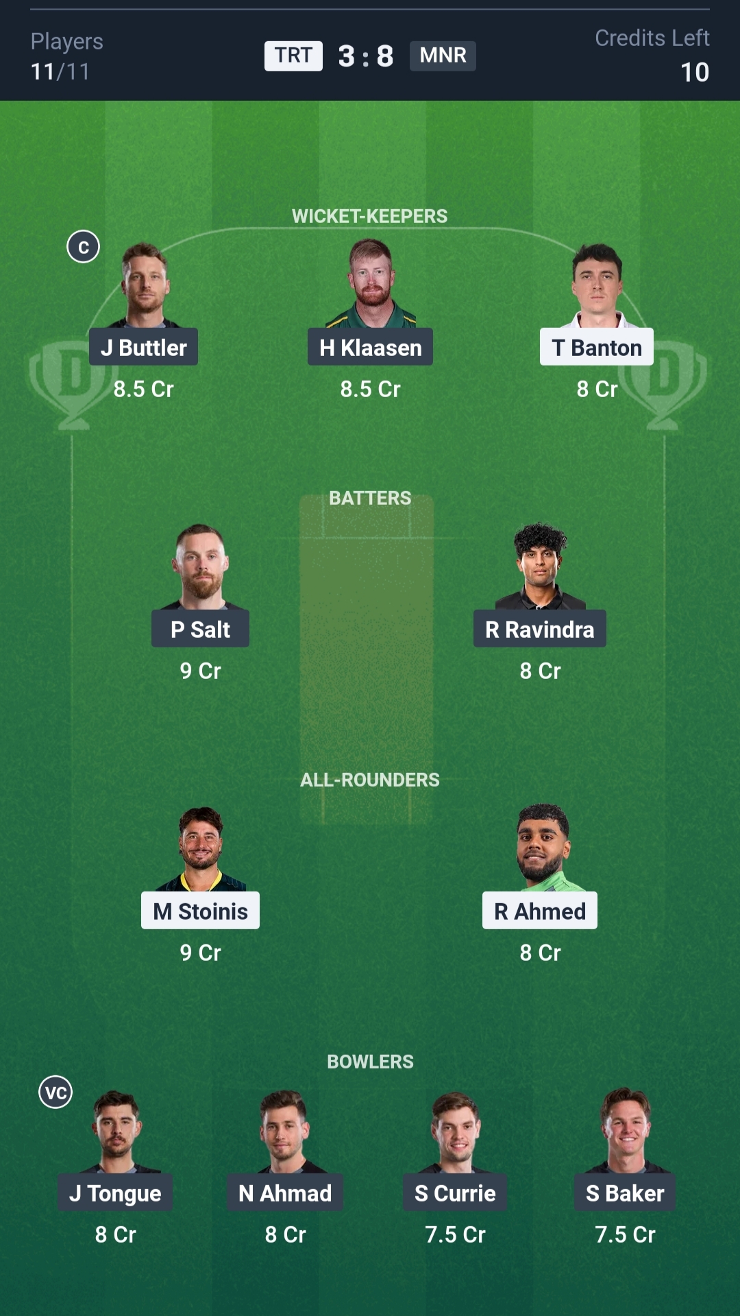 TRT vs MNR Dream11 Prediction Today The Hundred 2025 Match 20 Playing XI Small League Team