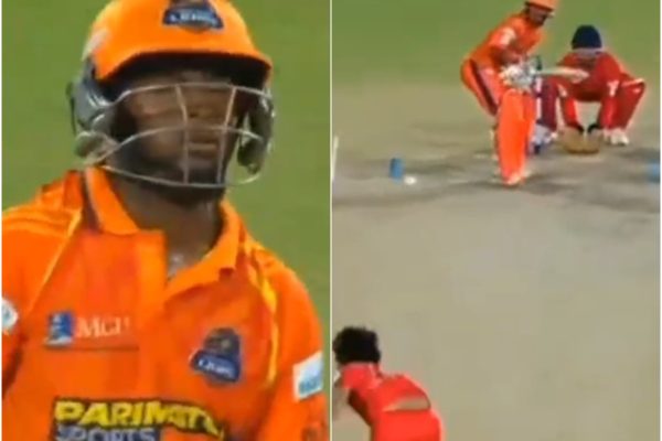 lsg-star digvesh singh rathi-gets-involved-in-heated-exchange-during-dpl-2025-encounter-gets-smashed-for-back-to-back-sixes-afterwards