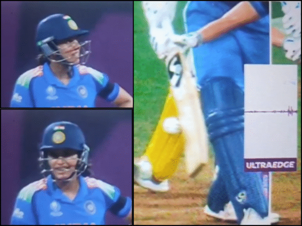 Smriti Mandhana Leaves The Field in Disbelief After A Thin Edge in IND-W vs AUS-W Women's World Cup 2025 Semi-final [WATCH]
