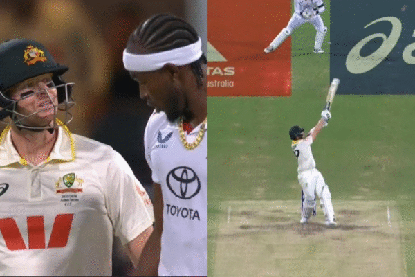 Jofra Archer Sledges Steve Smith, Gets Fitting Reply From Australian Skipper With Two Boundaries in 2nd Ashes 2025 Test [WATCH].